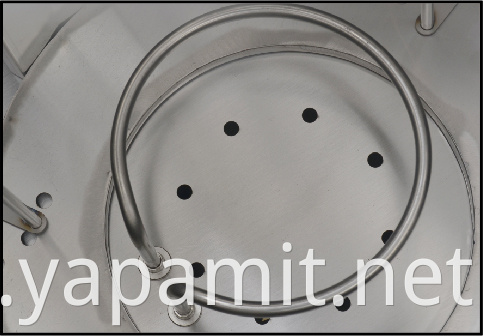 Round heating pipe